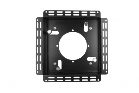 Решетка теневая под плитку РТМ 260х260мм для вентилятора d160мм черная металлическая